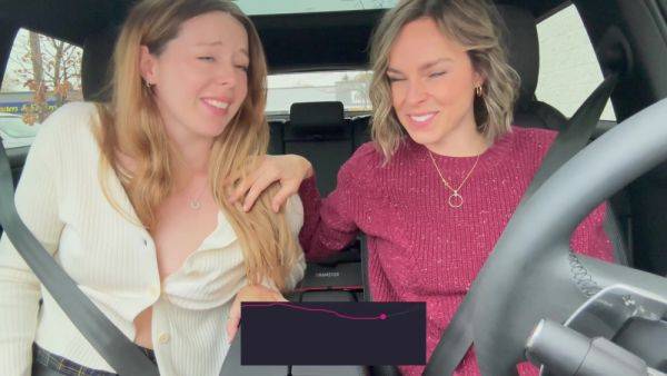 Nadia Foxx And Serenity Cox - And Take On Another Drive Thru With The Lushs On Full Blast! - hclips.com on systemporn.com