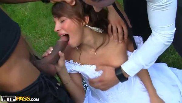 Post-Wedding Outdoor Adventure: Anal, Facial & DP with Sergei, Eric & Lupe Burnett - porntry.com on systemporn.com