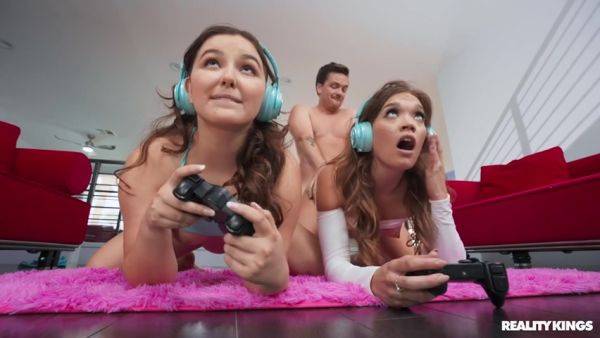 Gamer Girls Compete For Cock - upornia.com on systemporn.com