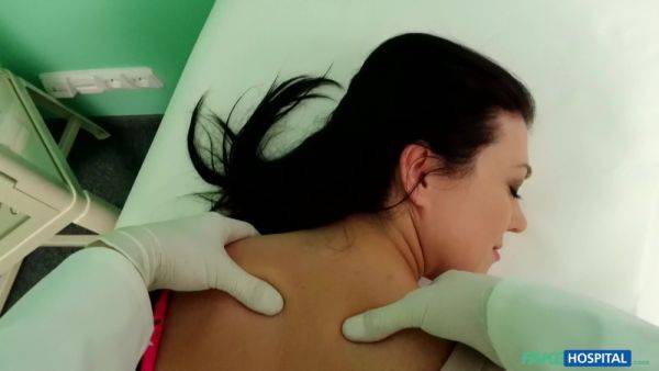Young Brunette Mum Takes A Thermometer Up Her Ass - Corazon Del Angel in Hospital reality sex - xhand.com - Czech Republic on systemporn.com
