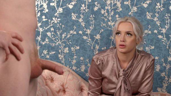 Needy blonde puts her hands to work in sexy CFNM romance - hellporno.com on systemporn.com