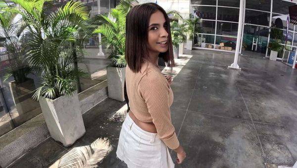 Fucking in Mall Bathroom with Sexy Latina Aisha Ferrari - porntry.com on systemporn.com