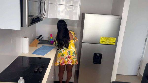 Latin Milf Leyne Rodriguez Fucks Stepson in Lingerie - xxxfiles.com on systemporn.com