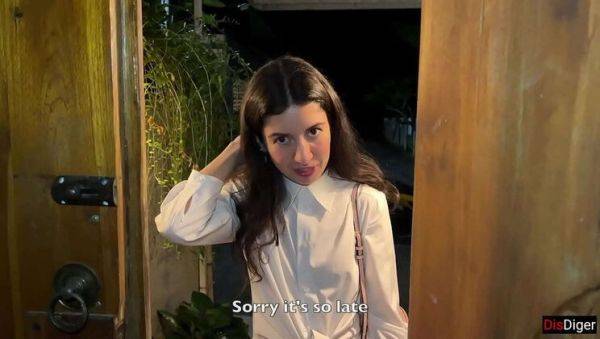 Teen Girl Next Door Came Over at Night to See My Place, But Really Wanted a Creamy Fuck - porntry.com on systemporn.com