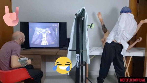 Cuckold Husband Takes Wife to Secret Gynecologist Exam - porntry.com on systemporn.com