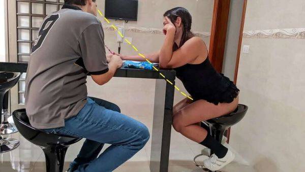 Naughty Step Dad Takes Advantage of His Sexy Student Daughter - porntry.com - Brazil on systemporn.com