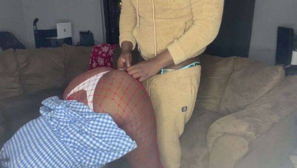 Big Tits Black Amateur Sucks Lion Cock - porntry.com on systemporn.com