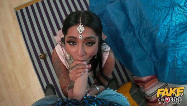 Wild Bang: Yasmina Khan and Nuria Millan Get Funky with a Horny Stud! - xxxfiles.com - India on systemporn.com