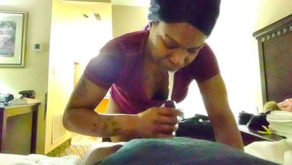 BLACK GODDESS SPITS: Deepthroat Prostitute Blowjob with Doctor Grool - xxxfiles.com - Usa on systemporn.com