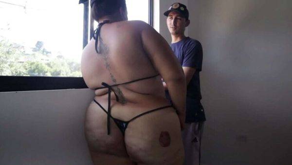 Big Booty Latina Sucks and Fucks Sister's Boyfriend - porntry.com on systemporn.com