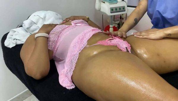 Sexy Stepmom Gets Massaged by Beautiful Latina Irina - porntry.com on systemporn.com