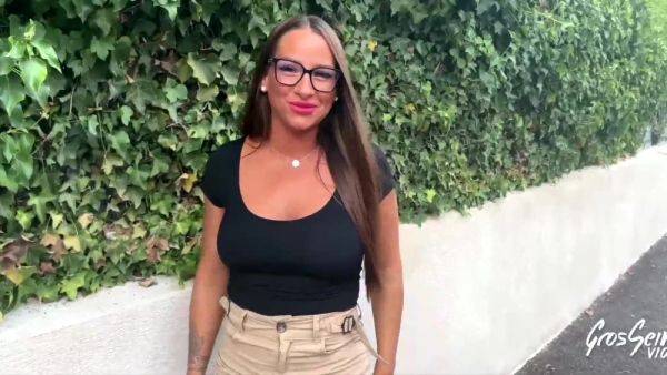 Big-titted Mila, 35, gets her slutty holes filled - anysex.com - France on systemporn.com