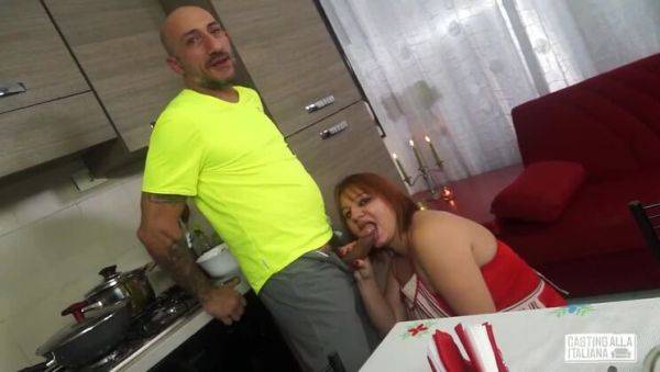 Mature Italian redhead Kiara Rizzi in her first anal scene with Omar Galanti - xxxfiles.com - Italy on systemporn.com