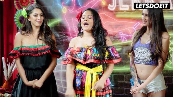 Sophia Leone, Serena Santos & Natalia Nix get wild in Orgy Fiesta - sexu.com - Russia on systemporn.com