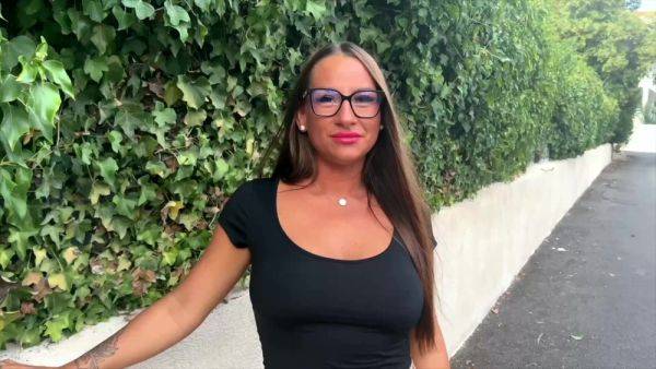 French Glasses Girl Mila and her HUGE TITS come back in front of the camera - txxx.com - France on systemporn.com