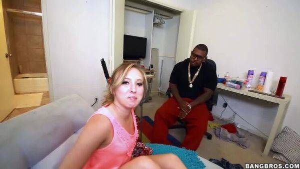 Blonde Amateur Sofie Carter and Rico Strong in Interracial Encounter - xxxfiles.com on systemporn.com