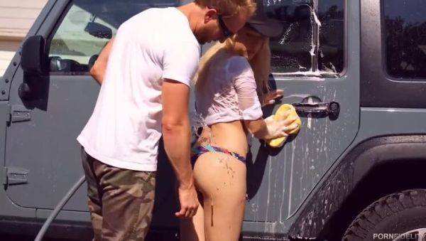 Goldie's Bubble Butt Car Wash - Creampie with Ryan Madison - veryfreeporn.com on systemporn.com
