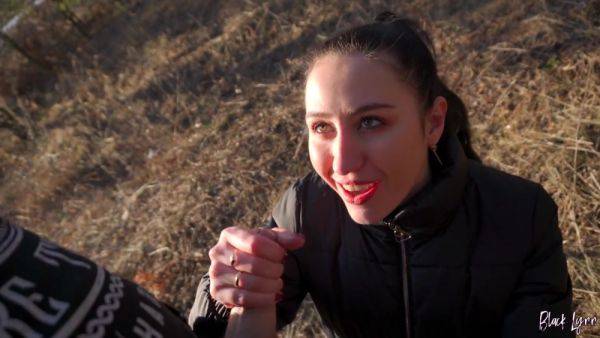 Girlfriend Took Me To The Forest Where She Sucked Me And I Fucked Her - videomanysex.com on systemporn.com