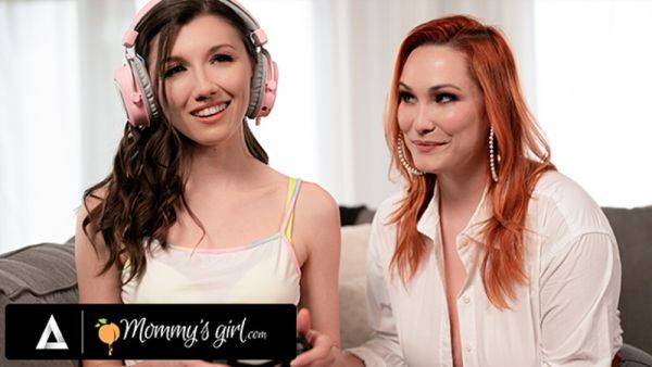 Step mommy'S GIRL - Stacked MILF Taylor Gunner Wants Gamer Stepdaughter Maya Woulfe To Have New Hobbies - txxx.com on systemporn.com