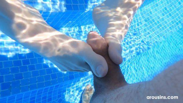 Spicy girl plays with cock in the swimming pool and shares the best scenes - xbabe.com on systemporn.com