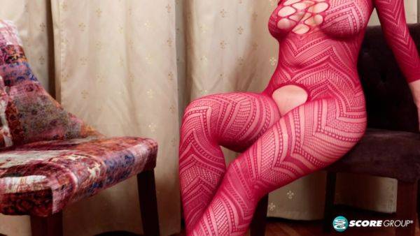 Oksana: My Red Body Stocking - hotmovs.com on systemporn.com