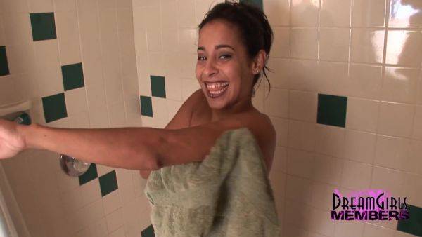 Hot Fit Latina Strips Nude And Showers - hclips.com on systemporn.com