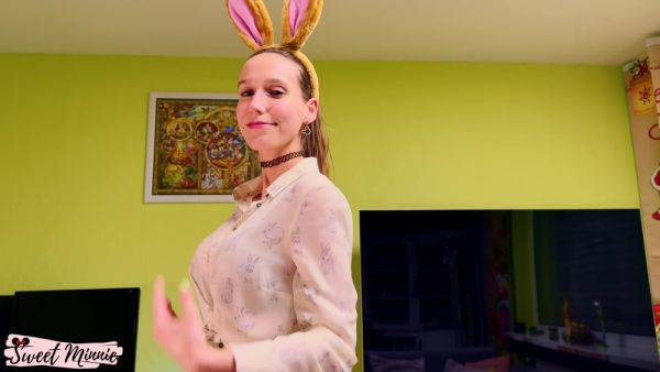Cute Big Boobs Bunny Delivers Awesome Easter Blowjob - Sweet Minnie - hclips.com on systemporn.com