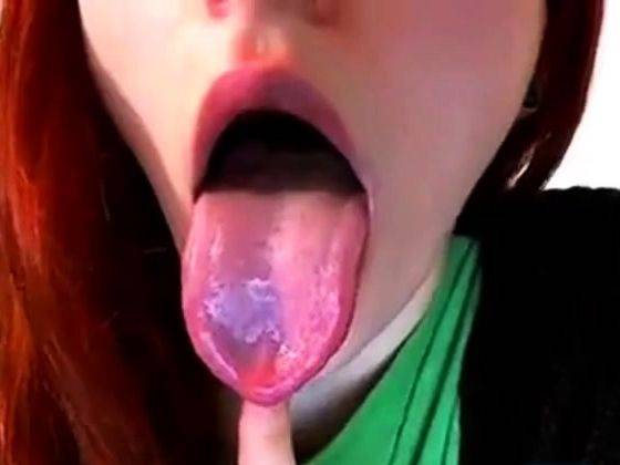 Beautiful Tongue 1 - drtuber.com on systemporn.com