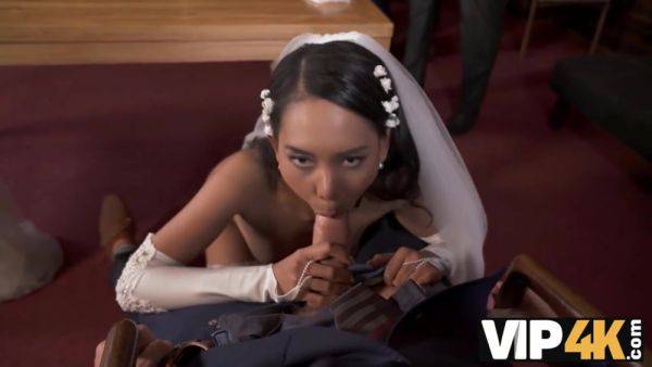 VIP4K. Small cheap wedding turns into public fucking action of the brides - hotmovs.com on systemporn.com