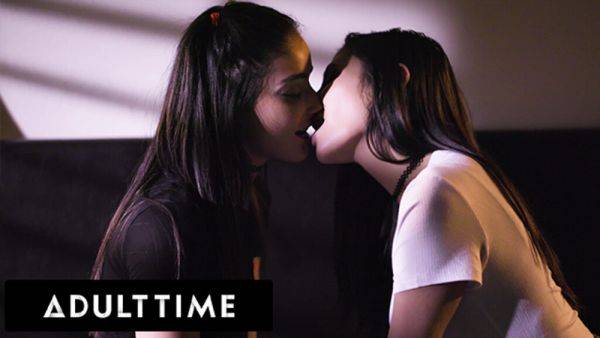 ADULT TIME - Voyeur Lesbian Teen Watches Aidra Fox And Kristen Scott Lick Each Others Pussies - txxx.com on systemporn.com
