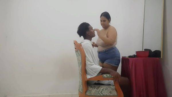 Hindi Sex In Stylist Seduces Her Client To Fuck Her And Receives All Her Cum - desi-porntube.com - India on systemporn.com