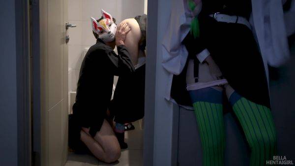 Mitsuri Spies How Tanjiro Fuckes Shinobu In The Toilet 12 Min With Bella Hentaigirl - upornia.com on systemporn.com