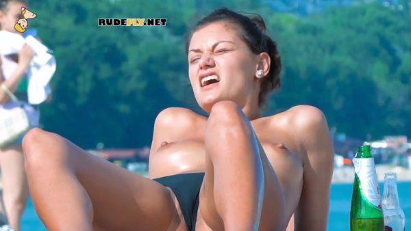 Hot Beauty Is Young Nudist Spending Her Day On The Beach - hclips.com on systemporn.com