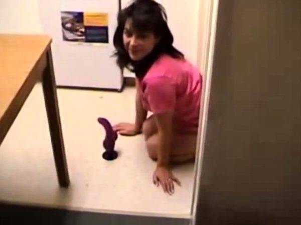 Girl Tries Anal With A Dildo - drtuber.com on systemporn.com