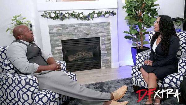 Widowed Latin Woman Swallowing Huge CEO's Cock - Brianna Bourbon - DFXtra - xxxfiles.com on systemporn.com