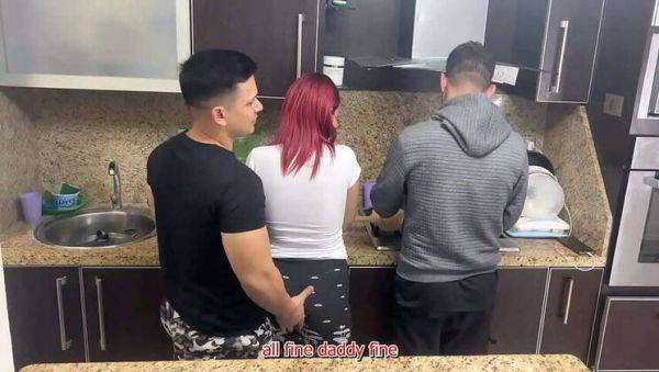 Cheating Wife Gets Groped While Husband Cooks: NTR Cuckold Experience with Yostin Quiles & Palomino Vergara - veryfreeporn.com on systemporn.com