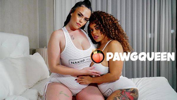 PAWGQueen Interracial Lesbians Twerking and Strap-on Fucking - txxx.com on systemporn.com