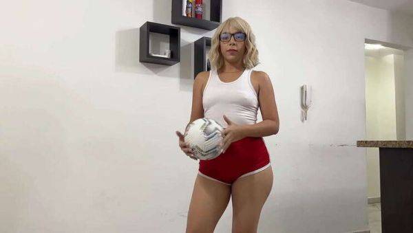 Stepson Instucts Sexy Soccer-Loving Stepmom in Cock Handling - veryfreeporn.com on systemporn.com