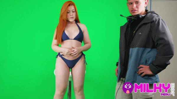 I Fucked The Assistant To Get The Job!! Redhead Goes To A Tv Casting - hclips.com on systemporn.com