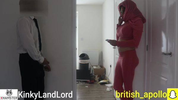 Landlord Caught Masturbating By Hijab Muslim Yoga Tenant Paying Rent & Cock Flash! Xxx - desi-porntube.com - India on systemporn.com