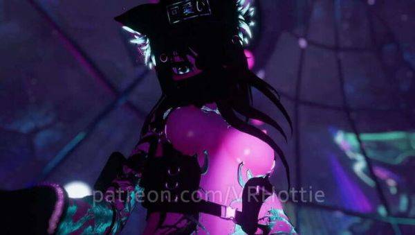 Amateur VRChat Sex: POV Striptease & Public Grind in Cyberpunk Club - veryfreeporn.com on systemporn.com