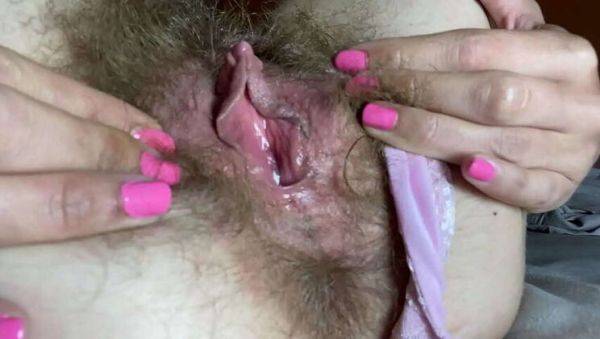 Amateur Blonde with Hairy Pussy and Big Clit Experiences Intense Orgasm - veryfreeporn.com on systemporn.com