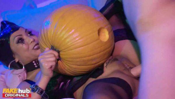 Asian Cutie Polly Pons at College Halloween Party: Pumpkin Pumping & Intimate Encounter - porntry.com - Thailand on systemporn.com