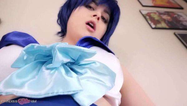 Sailor Mercury's Future Cosplay: Pegging Fantasy - xxxfiles.com on systemporn.com