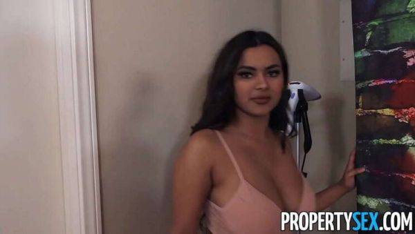 Curvy Tenant Numi Zarah: Seducing Her Landlord with Blowjob and Sex - xxxfiles.com on systemporn.com