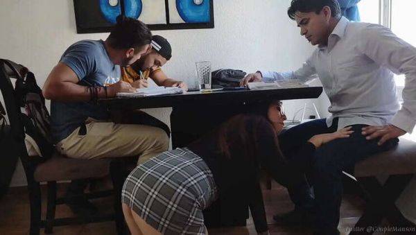 Pupils Exploit Teacher's Arousal for Intense Gangbang (1/2) - xxxfiles.com - Mexico on systemporn.com