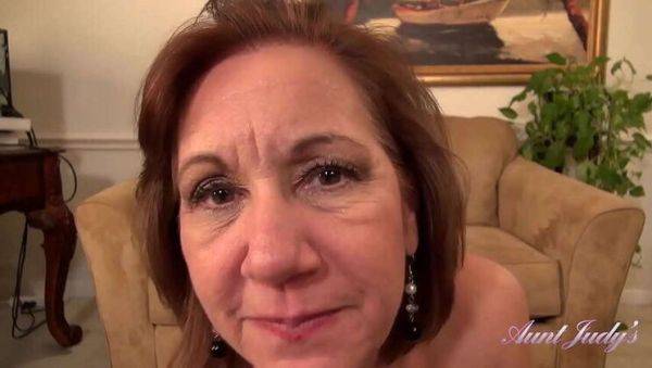 Step-Aunt Marie, 60 & Sexy, Sucks Your Cock & Masturbates in Nylons - porntry.com on systemporn.com