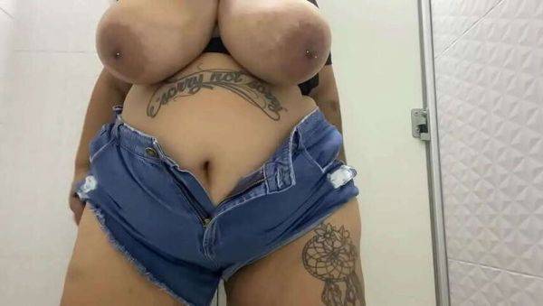 Mary Jhuana: BBW Pornstar Gets Naughty in Public, Plugs Her Ass at the Mall - porntry.com - Brazil on systemporn.com