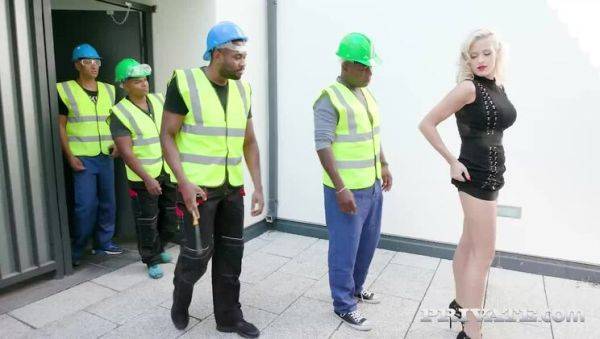 Blonde Nympho Takes on Black Studs - porntry.com on systemporn.com