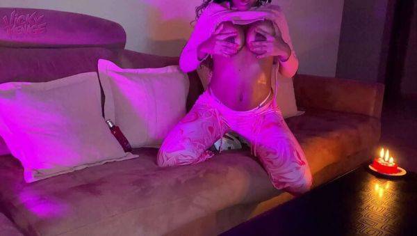 Vicky Menage: Hot Latina Solo Dance in Lingerie, Perfect Ass Clapping - veryfreeporn.com - Brazil on systemporn.com